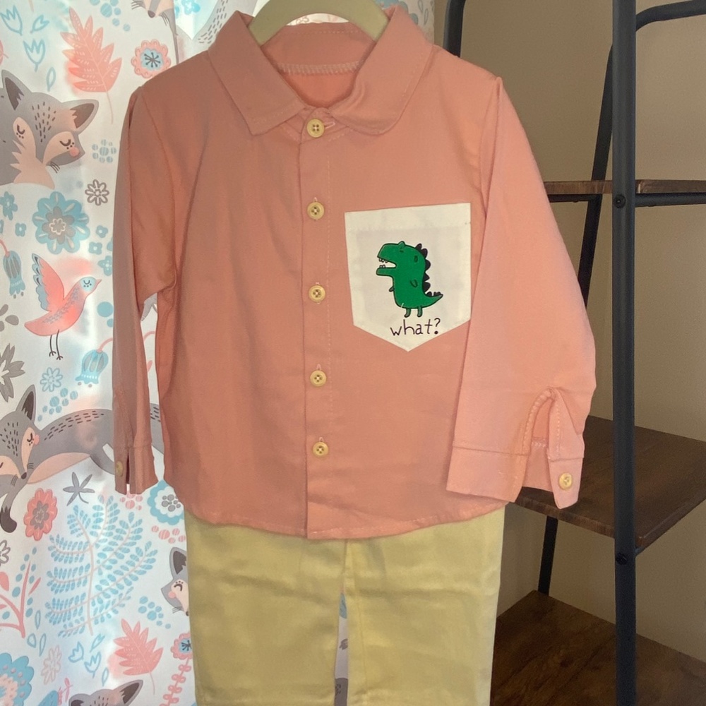 Button Up Set Dino - Picture 2 of 4